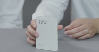 Presentan un celular de papel que se imprime desde una app